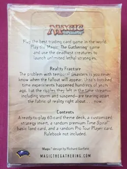 Magic The Gathering TIME SPIRAL REALITY FRACTURE New Sealed Theme Deck MTG - Image 2