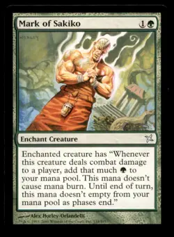Mark of Sakiko LP Light Play Betrayers of Kamigawa MTG [5722] - Image 1