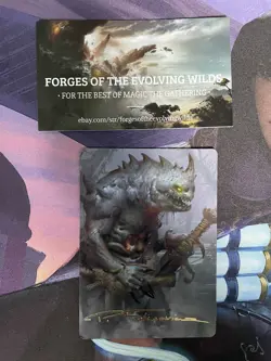 Gray Slaad GOLD STAMP Signature Art Series Commander Baldur's Gate - Image 1