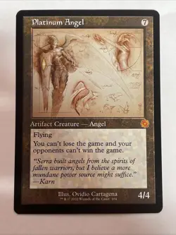 Platinum Angel (Schematic) The Brothers' War: Retro Frame Artifacts #104 Mythic - Image 1