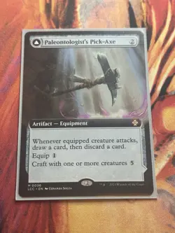 Paleontologist's Pick-Axe (Extended Art) [The Lost Caverns of Ixalan Commander] - Image 1