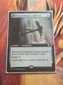 Paleontologist's Pick-Axe (Extended Art) [The Lost Caverns of Ixalan Commander] - Image 2
