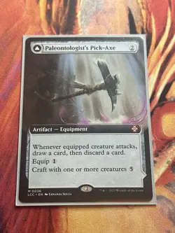 Paleontologist's Pick-Axe (Extended Art) [The Lost Caverns of Ixalan Commander] - Image 3