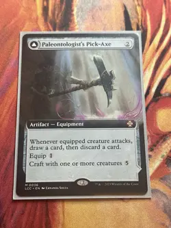 Paleontologist's Pick-Axe (Extended Art) [The Lost Caverns of Ixalan Commander] - Image 4