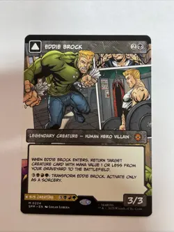 Eddie Brock (0224) (Borderless) Marvel's Spider-Man #224 Mythic - Image 1