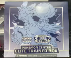 Pokemon Center Sword and Shield Chilling Reign Elite Trainer Box ETB Sealed New - Image 1