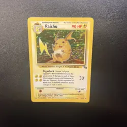 Pokemon TCG Raichu Holo Card 14/62 Fossil Unlimited - Image 5