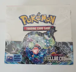 Pokemon Stellar Crown Booster Box - Scarlet & Violet TCG New Factory Sealed - Image 1