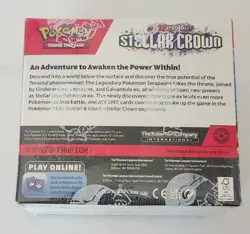 Pokemon Stellar Crown Booster Box - Scarlet & Violet TCG New Factory Sealed - Image 2