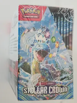 Pokemon Stellar Crown Booster Box - Scarlet & Violet TCG New Factory Sealed - Image 5