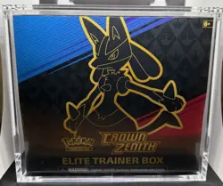 Pokemon TCG: Crown Zenith Elite Trainer Box - 10 Packs w/ Acrylic case 820650851476 - Image 1