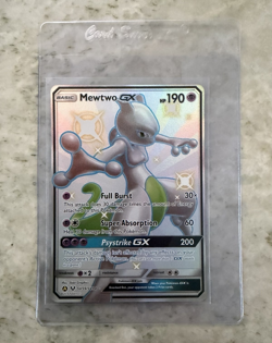 Mewtwo GX SV59/SV94 Shiny Vault Holo Rare Card from Pokemon Hidden Fates - Mint - Image 1