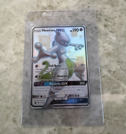 Mewtwo GX SV59/SV94 Shiny Vault Holo Rare Card from Pokemon Hidden Fates - Mint - Image 5