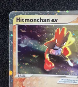 Pokemon TCG Hitmonchan EX Ruby and Sapphire 98/109 Holo Ultra Rare NM - Image 3