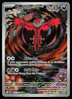 Yveltal 205/182 Holo Illustration Rare Paradox Rift Pokemon Card - Image 1