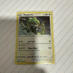 Pokemon Rayquaza SWSH029 Cosmos Holo Black Star Promo - Image 1