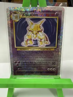 Pokemon Alakazam 80 HP Stage 2 Psychic Legendary Collection 1/110 Holo Reverse - Image 1