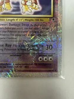 Pokemon Alakazam 80 HP Stage 2 Psychic Legendary Collection 1/110 Holo Reverse - Image 5