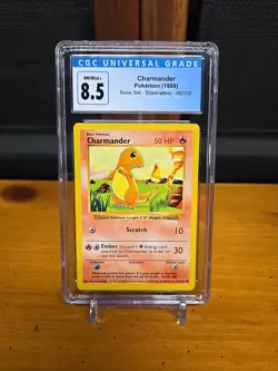 Bundle Deal 1999 Pokemon Shadowless Base Set #46 Charmander #60 Ponyta CGC SLABS - Image 3