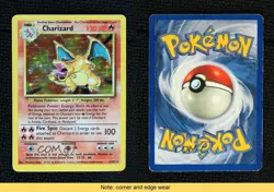 Charizard Holo Pokemon Base Set #4 1999 READ - Image 3