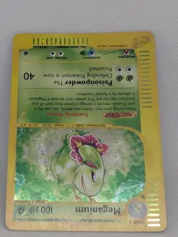 Meganium 018/165 Expedition Base Set Holo Rare Pokemon TCG Nintendo e-reader LP - Image 4