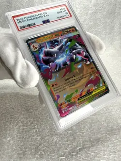 Mega Charizard X ex 013/094 PSA 10 GEM MINT - 2025 Pokemon Phantasmal Flames - Image 3