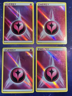 Pokemon TCG - Fairy Energy - 2013 Unnumbered - Deck Exclusives - Holo - MP - x4 - Image 1