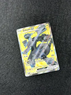 2025 Pokemon SV Black Bolt Zekrom ex Ultra Rare #158/086 Full Art - Image 2