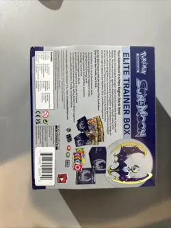 Pokemon Sun and Moon Base Set ETB Lunala Elite Trainer Box 728192530920 - Image 3