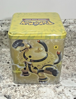 2022 POKEMON TCG Stacking Tin Electric Type!!!! 3 Booster Packs!!! - Image 2