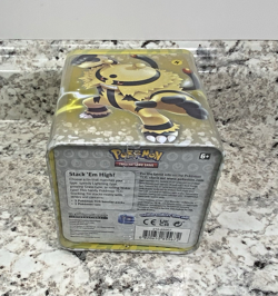 2022 POKEMON TCG Stacking Tin Electric Type!!!! 3 Booster Packs!!! - Image 5