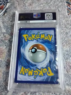PIKACHU HOLO PSA 8 2017 POKEMON SM BLACK STAR PROMO #SM76 S.L. PIN COLLECTION 07 - Image 3