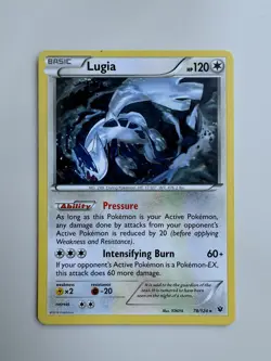 Pokemon TCG Lugia Fates Collide 78/124 Regular Rare - Image 1