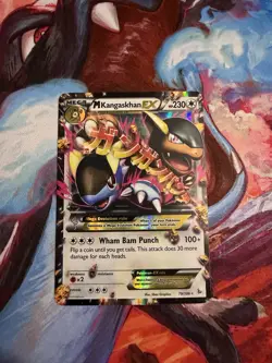 M Kangaskhan EX 79/106 Mega Flashfire Holo Light play (EXCELLENT) Pokemon Tcg - Image 1