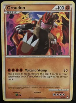 LP - Groudon 6/95 Non Holo - Call of Legends - Pokemon TCG - Image 1