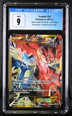 Pokemon 2017 Yveltal EX Black Star Promos XY150a CGC 9 - Image 1