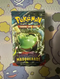 Pokemon TCG S&V Twilight Masquerade Factory Sealed Booster Pack Lot of 10 Packs - Image 1