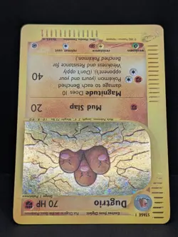 Dugtrio 010/165 Expedition Base Set Holo Rare Pokemon TCG Nintendo e-reader NM - Image 4