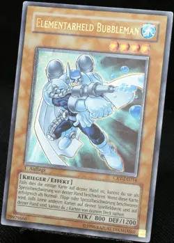 Yu-Gi-Oh! Elementarheld Bubbleman CRV-DE014 1.Edition Ultimate Rare [P]| DE 2005 - Image 3