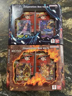 One Piece Illustration Box Vol 5 + Vol 6 Lot Set Of 2 Sealed QTY PRB-02 OP-13 G - Image 1