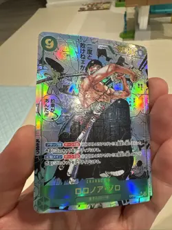 One Piece CCG Roronoa Zoro Manga Alternate Art OP06-118 Japanese Custom Card - Image 3