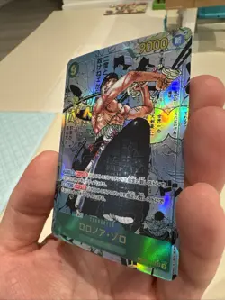 One Piece CCG Roronoa Zoro Manga Alternate Art OP06-118 Japanese Custom Card - Image 4