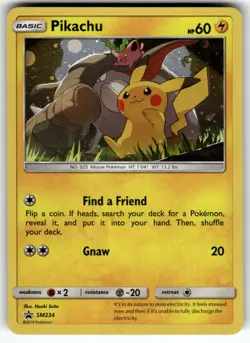 Pikachu - SM234 SM Promos LP Pokemon Card TCG - Image 1
