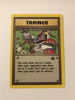 Computer Error #16 Black Star Promo Rare Vintage Pokemon Card - Image 1