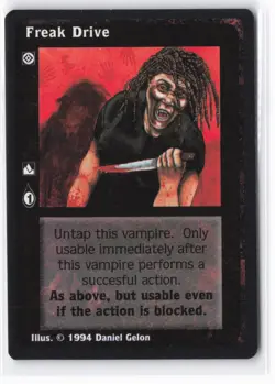 1994 Deckmaster Jyhad Freak Drive # V:TES Trading Card - Image 1