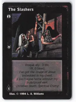 1994 Deckmaster Jyhad The Slashers # V:TES Trading Card - Image 1