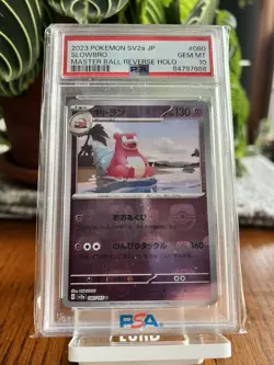 PSA 10 Slowbro Master Ball 080/165 Pokemon 151 Japanese Graded Card - Image 1