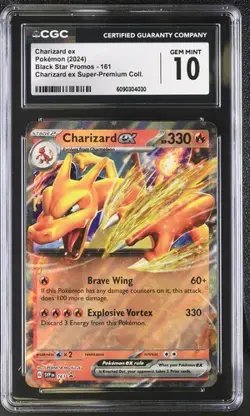 Charizard ex 161 Sv: Scarlet & Violet Promo Cards Holo CGC 10 - Image 1