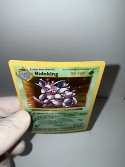 Pokemon Nidoking (Shadowless) Base Set Holo Rare 11/102 English 1999 WOTC Card - Image 4