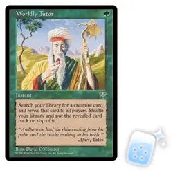 WORLDLY TUTOR Mirage MIR Magic MTG MINT CARD - Image 1